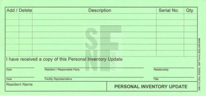 Personal Inventory Update: JWA-115 (1)