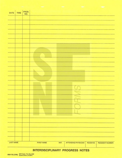 Interdisciplinary Progress Notes: RNf-70 (1)