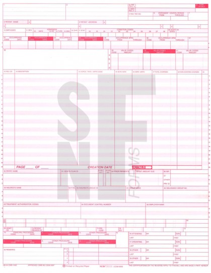 Billing Statements (Laser) (HCFA-1450): UB-04L (1)